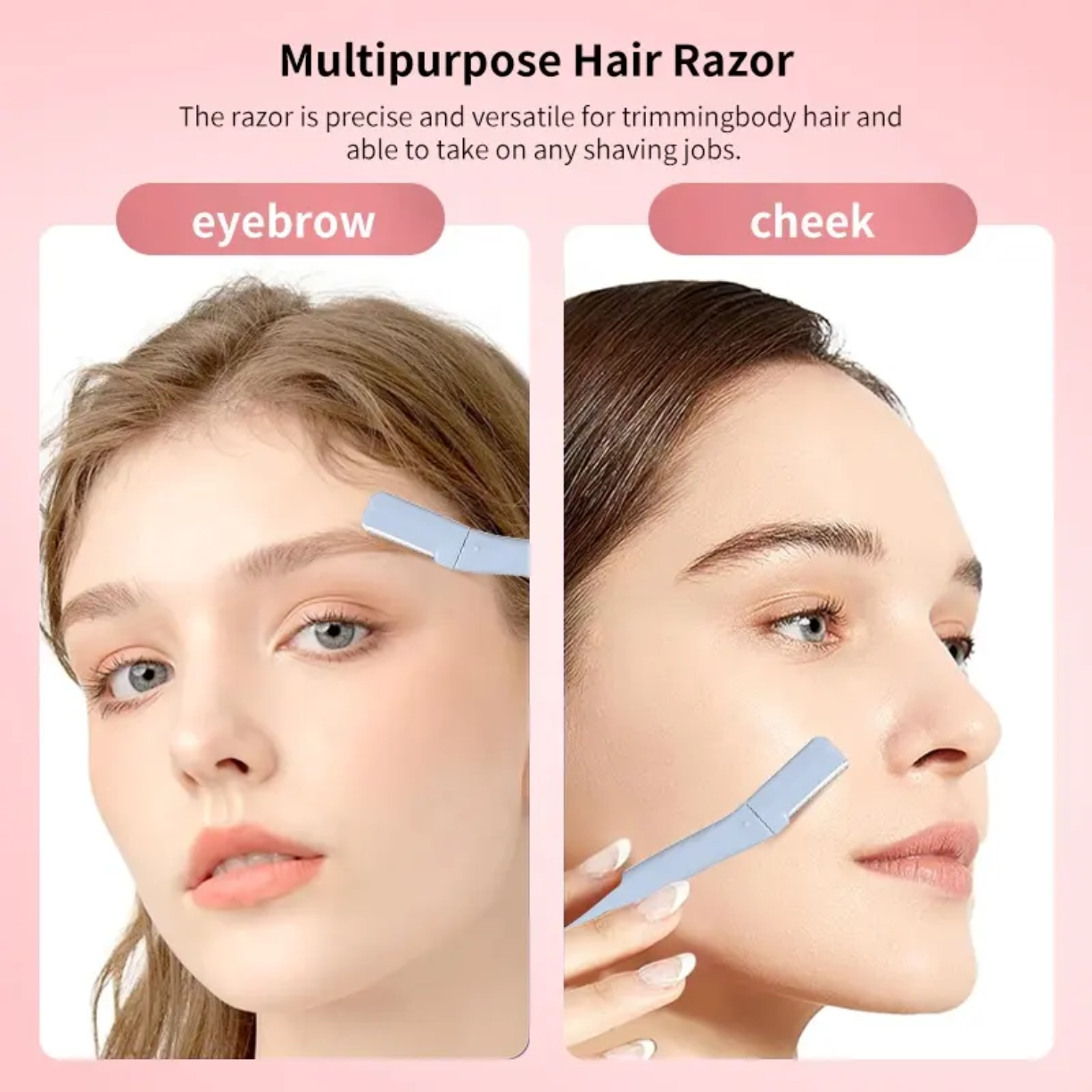 3pcs/Pack Mini Mesh Blade Eyebrow Trimmer Set victoriastore.com.pk