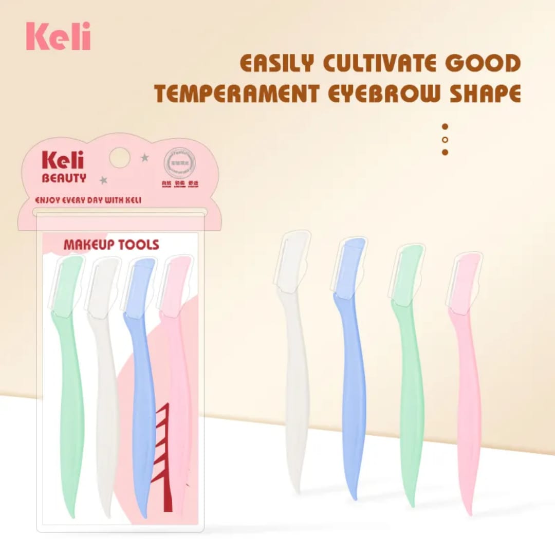 4pcs Eyebrow Razor Set – Precision Brow Trimmer victoriastore.com.pk