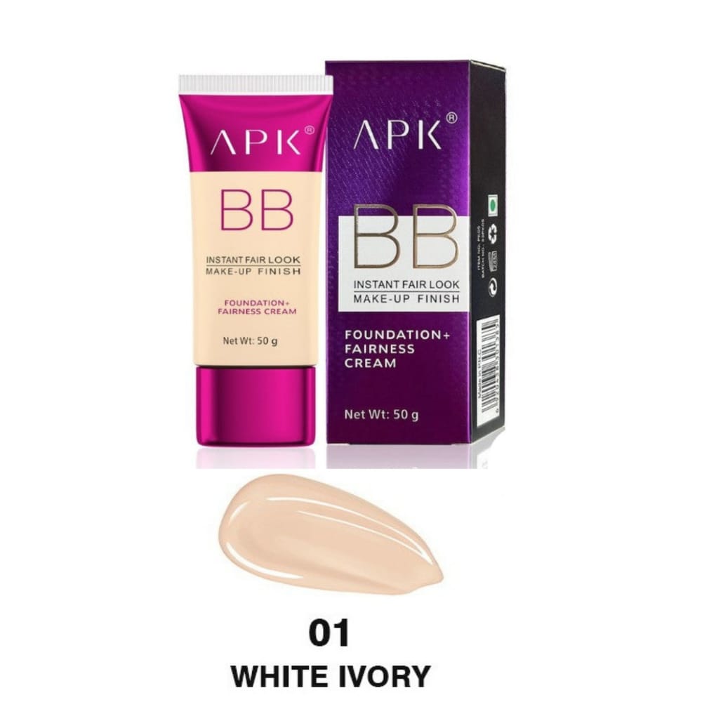 APK BB Foundation + Fairness Cream - Instant Fair Look Makeup Base victoriastore.com.pk