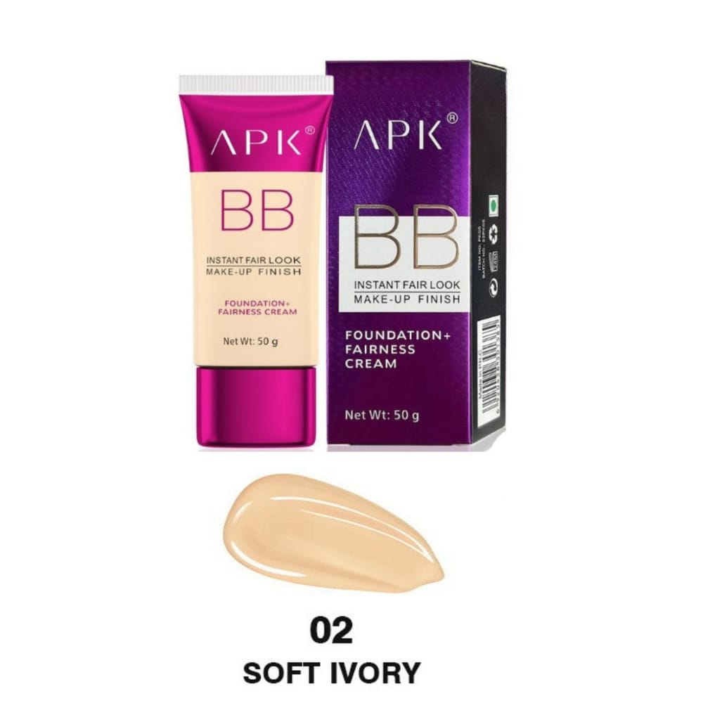 APK BB Foundation + Fairness Cream - Instant Fair Look Makeup Base victoriastore.com.pk