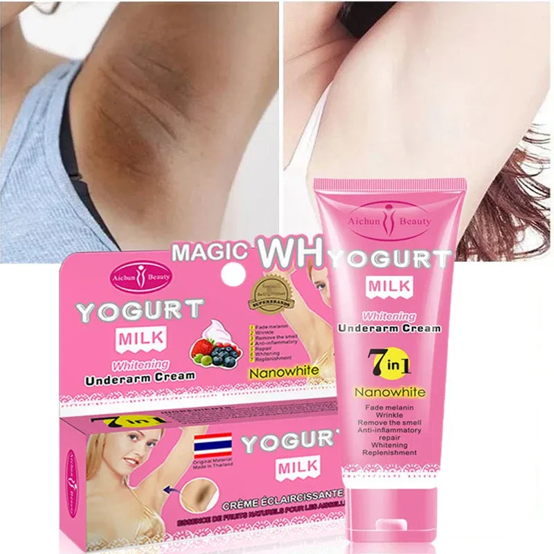 Aichun Beauty Magic White 7 In 1 Yogurt and Milk Under Arm Cream - 80g victoriastore.com.pk