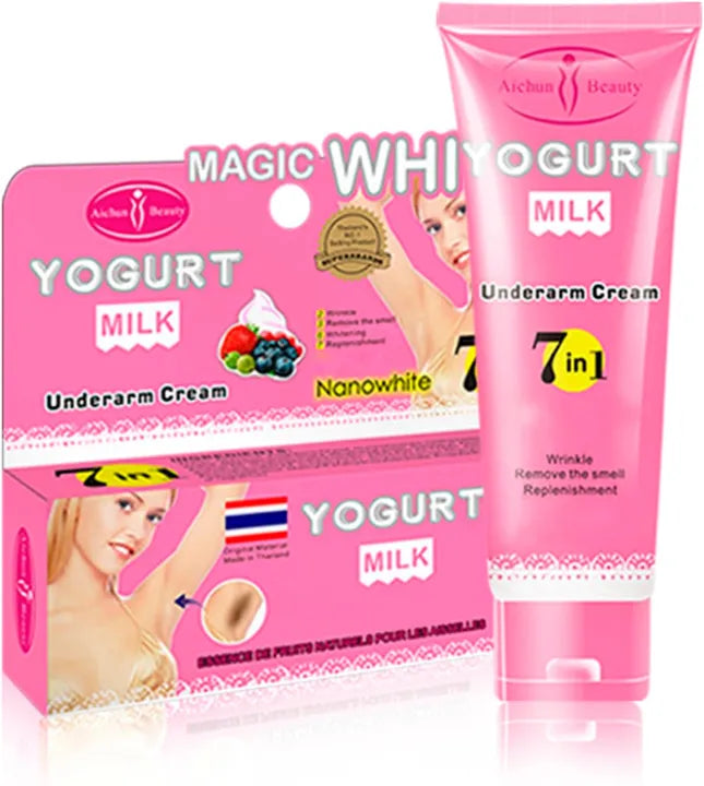 Aichun Beauty Magic White 7 In 1 Yogurt and Milk Under Arm Cream - 80g victoriastore.com.pk