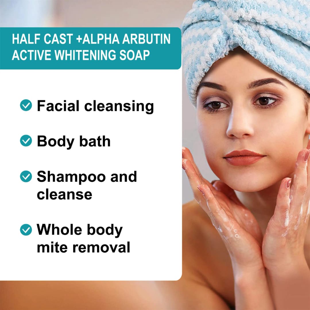 Alpha Arbutin Whitening Soap for Bright & Even Skin victoriastore.com.pk