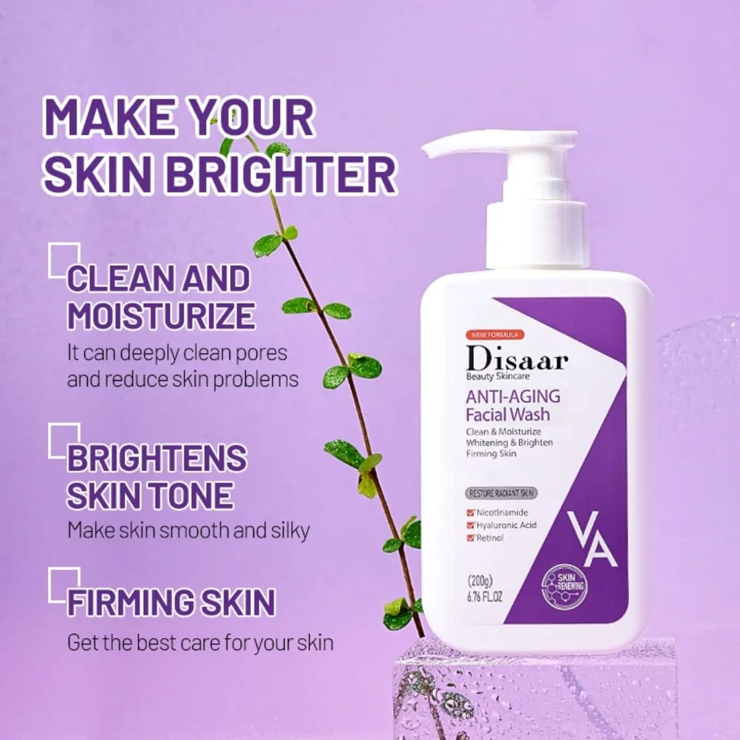 Anti-Aging Facial Wash with Retinol & Hyaluronic Acid victoria.com.pk
