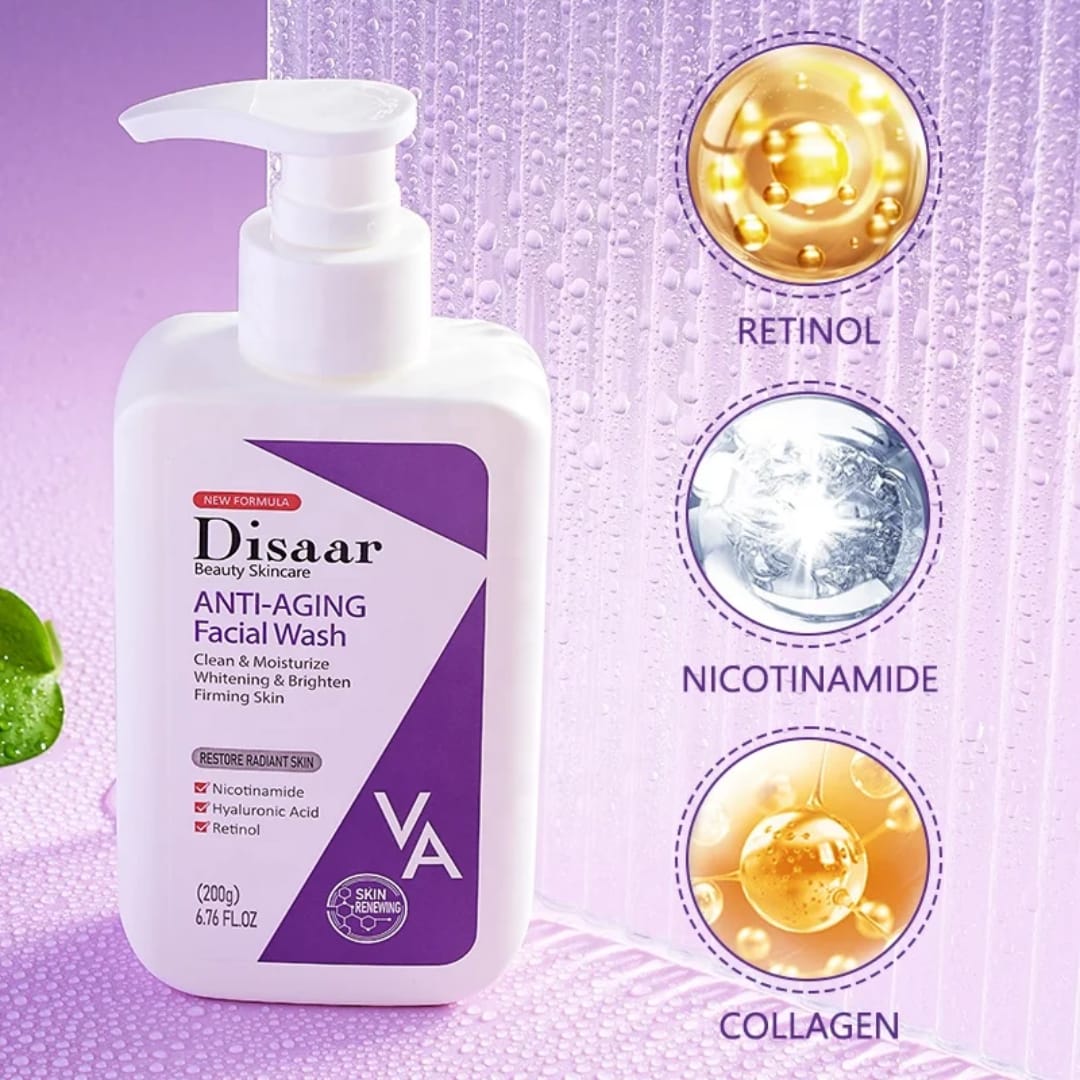 Anti-Aging Facial Wash with Retinol & Hyaluronic Acid victoria.com.pk