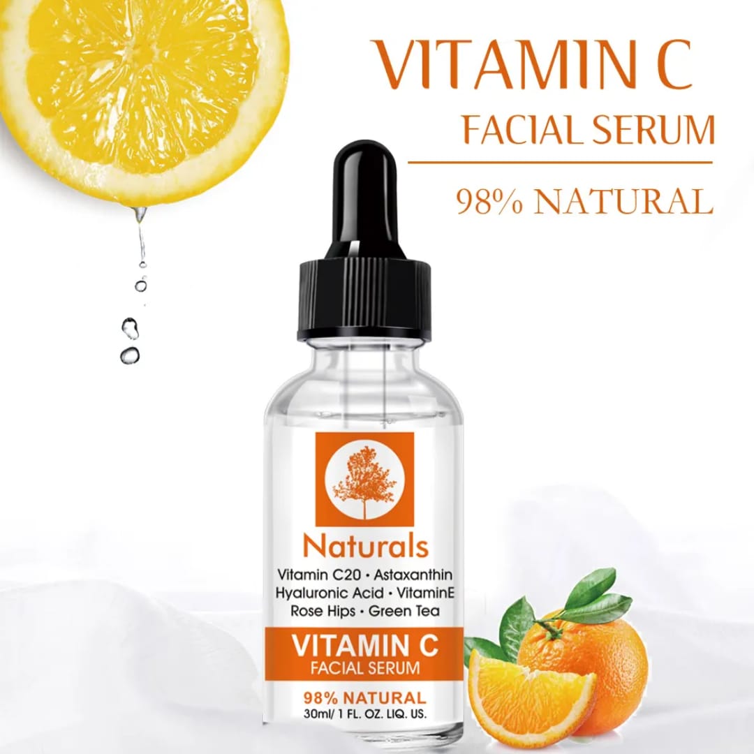 Cibee Organic Vitamin C Serum with Green Tea Anti Oxidant Moisturizing Firming Skin with Hyaluronic Acid Aging Skin Care Serum victoriastore.com.pk