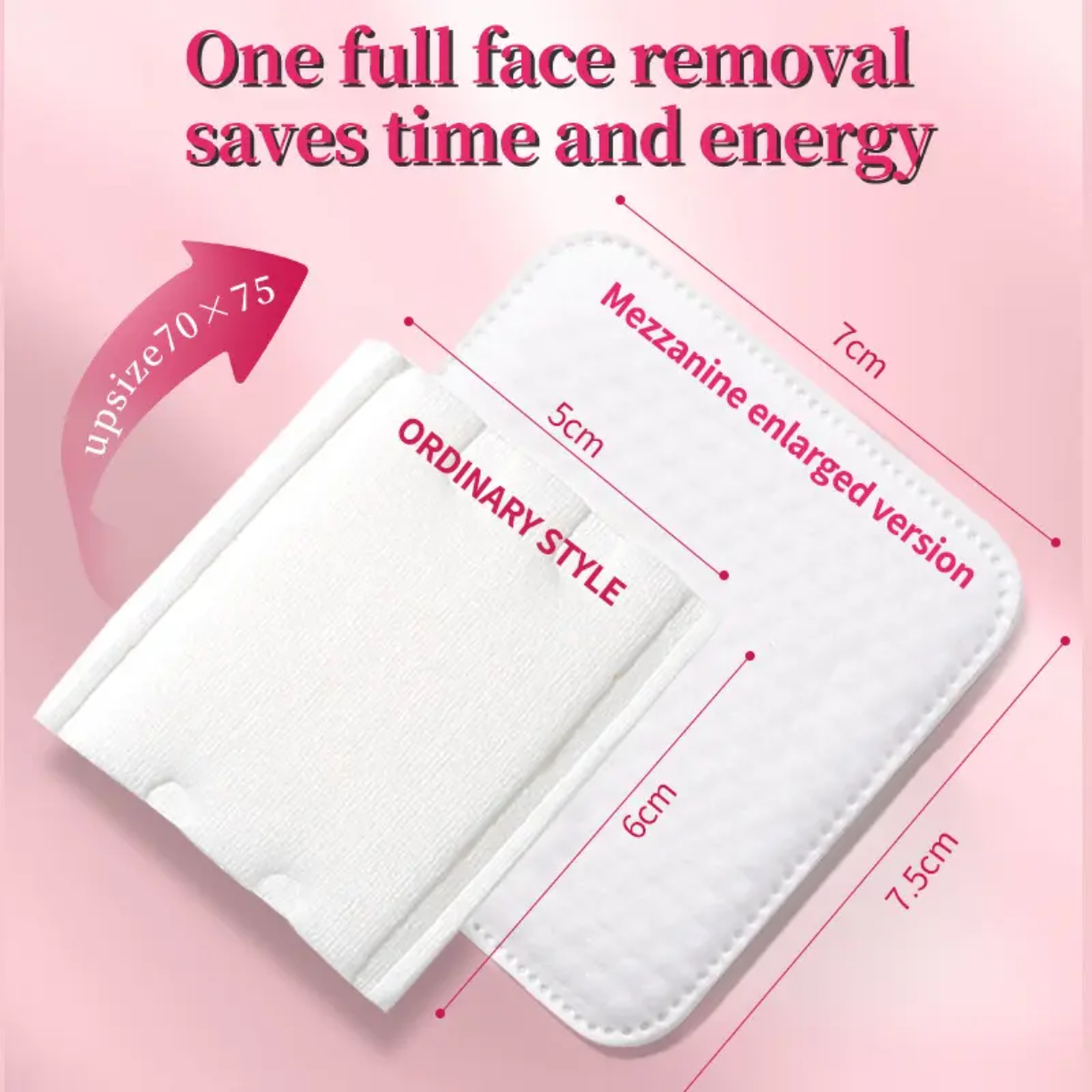 Makeup Remover Soft 3 Layer Pearl Pattern Organic Cotton Pad 40pcs victoriastore.com.pk