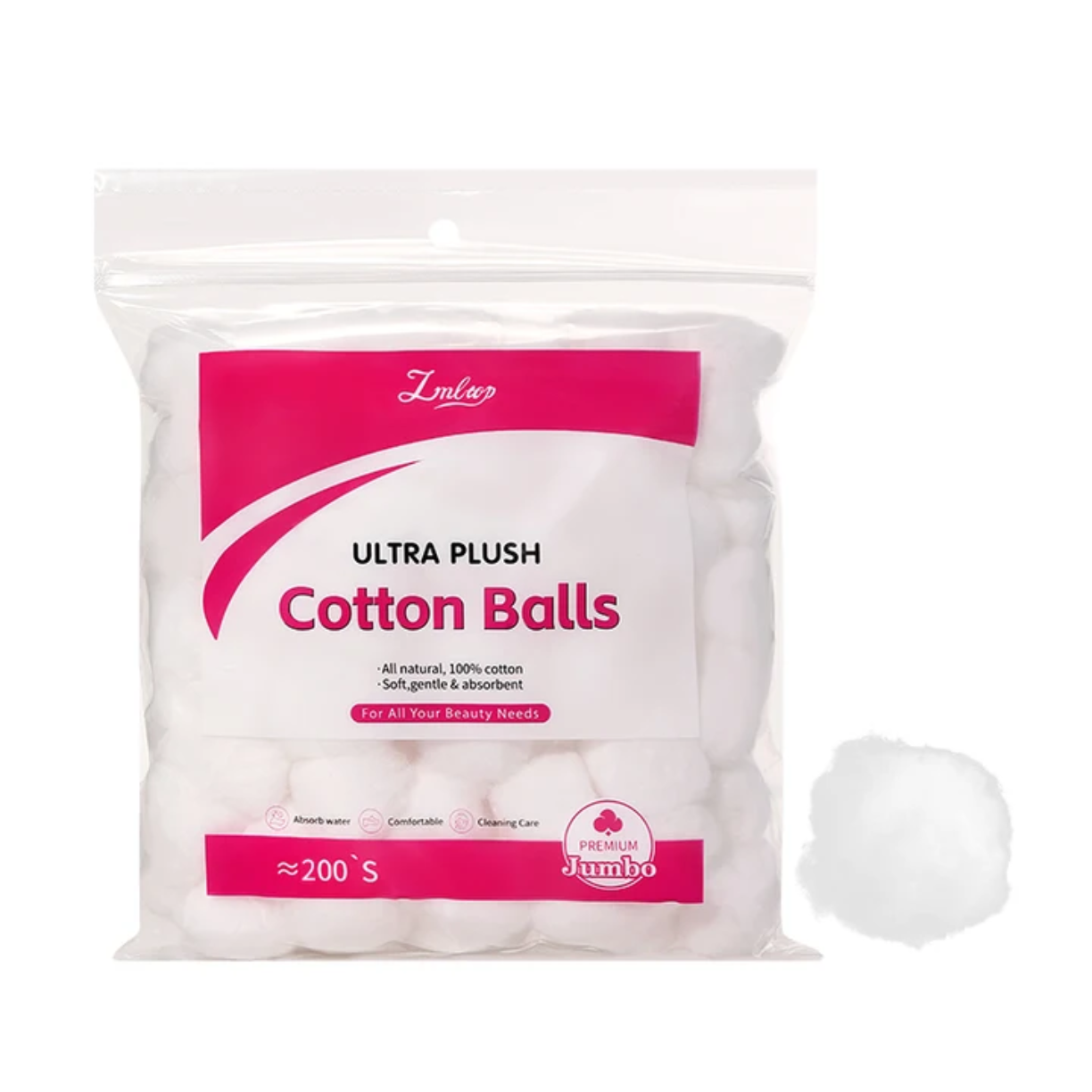 Disposable 100% Natural Cotton Pads Soft High Absorbent Cotton Balls victoriastore.com.pk