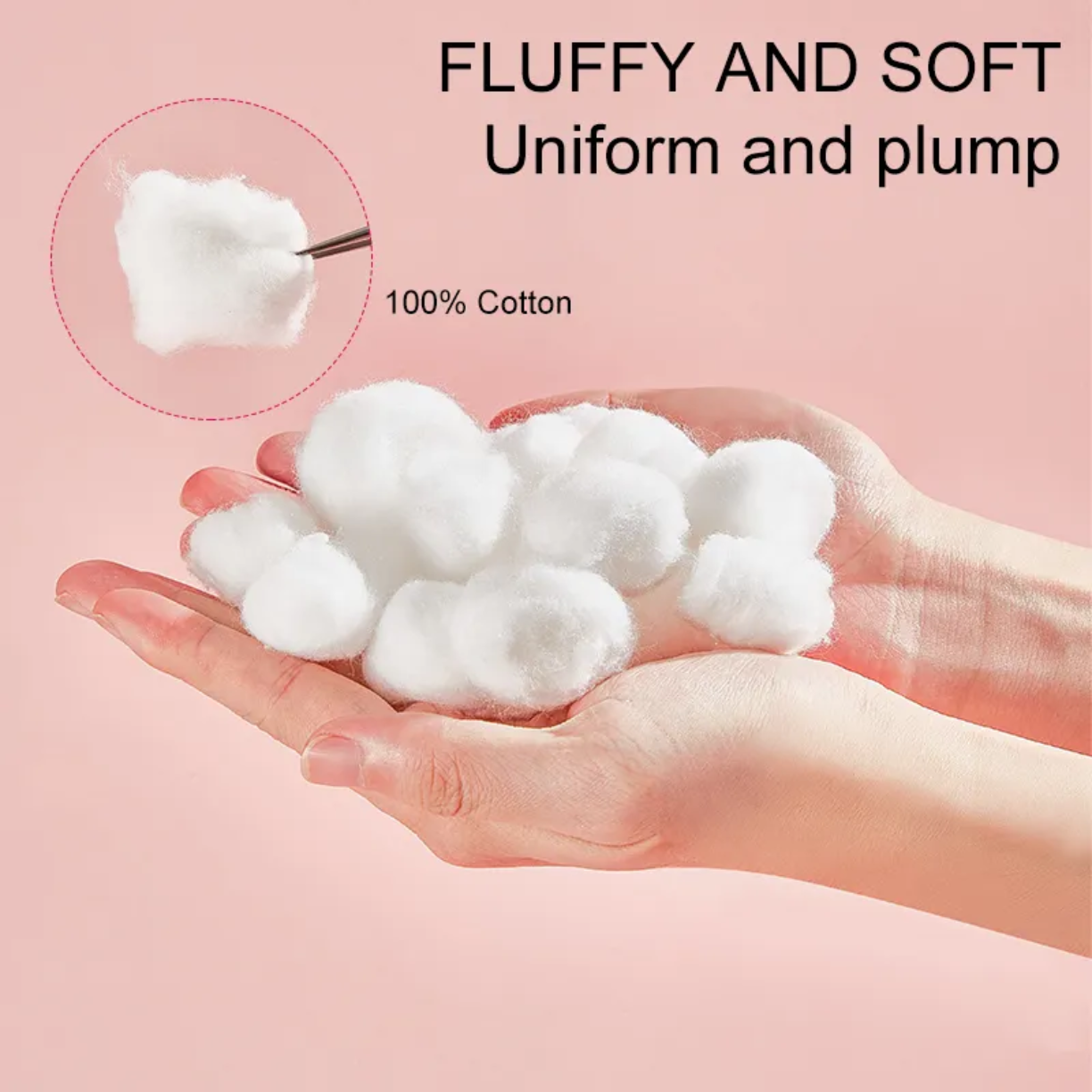 Disposable 100% Natural Cotton Pads Soft High Absorbent Cotton Balls victoriastore.com.pk