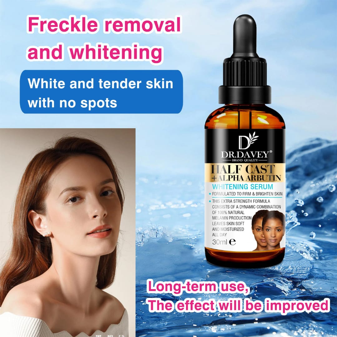 DR.DAVEY Half + Alpha Arbutin Serum 30ml victoriastore.com.pk
