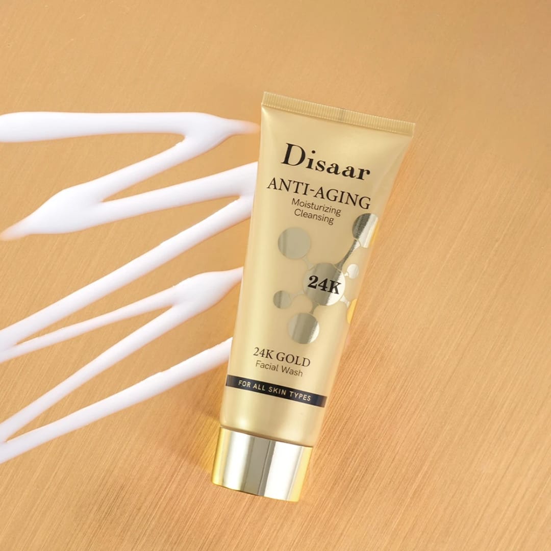 Disaar 24K Gold Anti-Aging Facial Wash 120g victoriastore.com.pk
