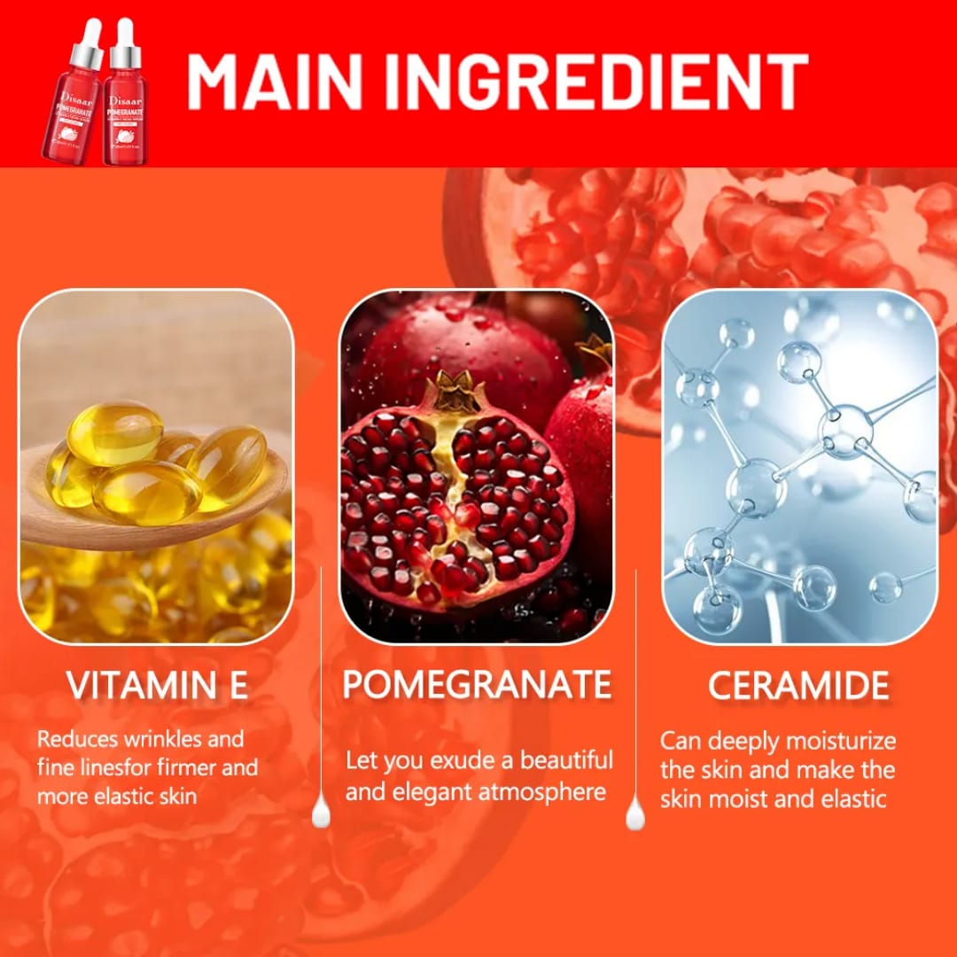 Disaar Pomegranate Vitamin E Hydrating Face Serum victoriastore.com.pk