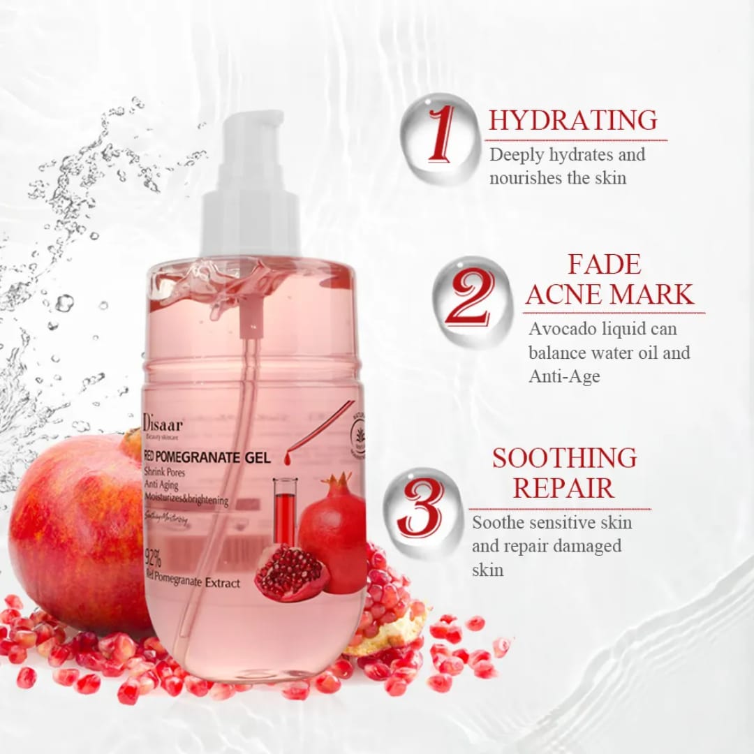 Disaar Red Pomegranate Gel Brightening Moisturizer victoriastore.com.pk