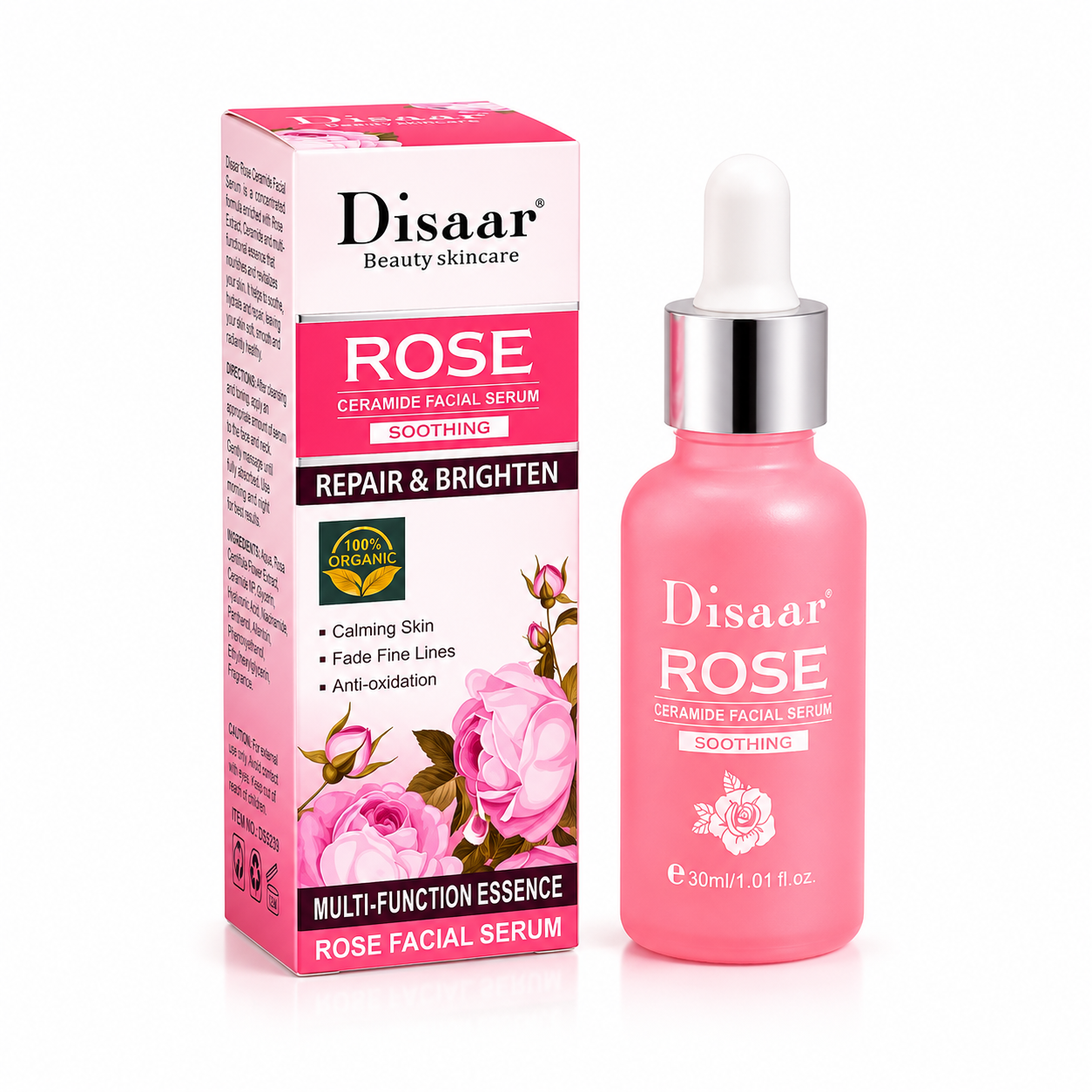 Disaar Rose & Ceramide Soothing Face Serum victoriastore.com.pk