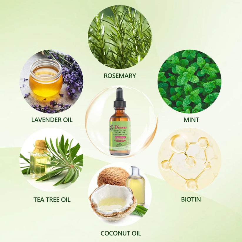 Disaar Rosemary Mint Scalp & Hair Strengthening Oil victoriastore.com.pk
