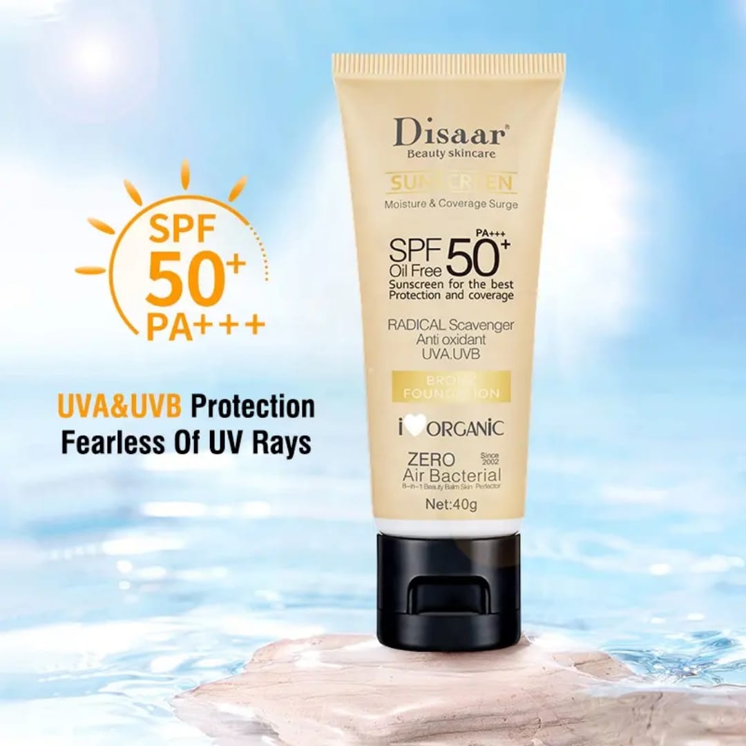 Disaar SPF50 Tinted Sunscreen Moisturizer victoriastore.com.pk