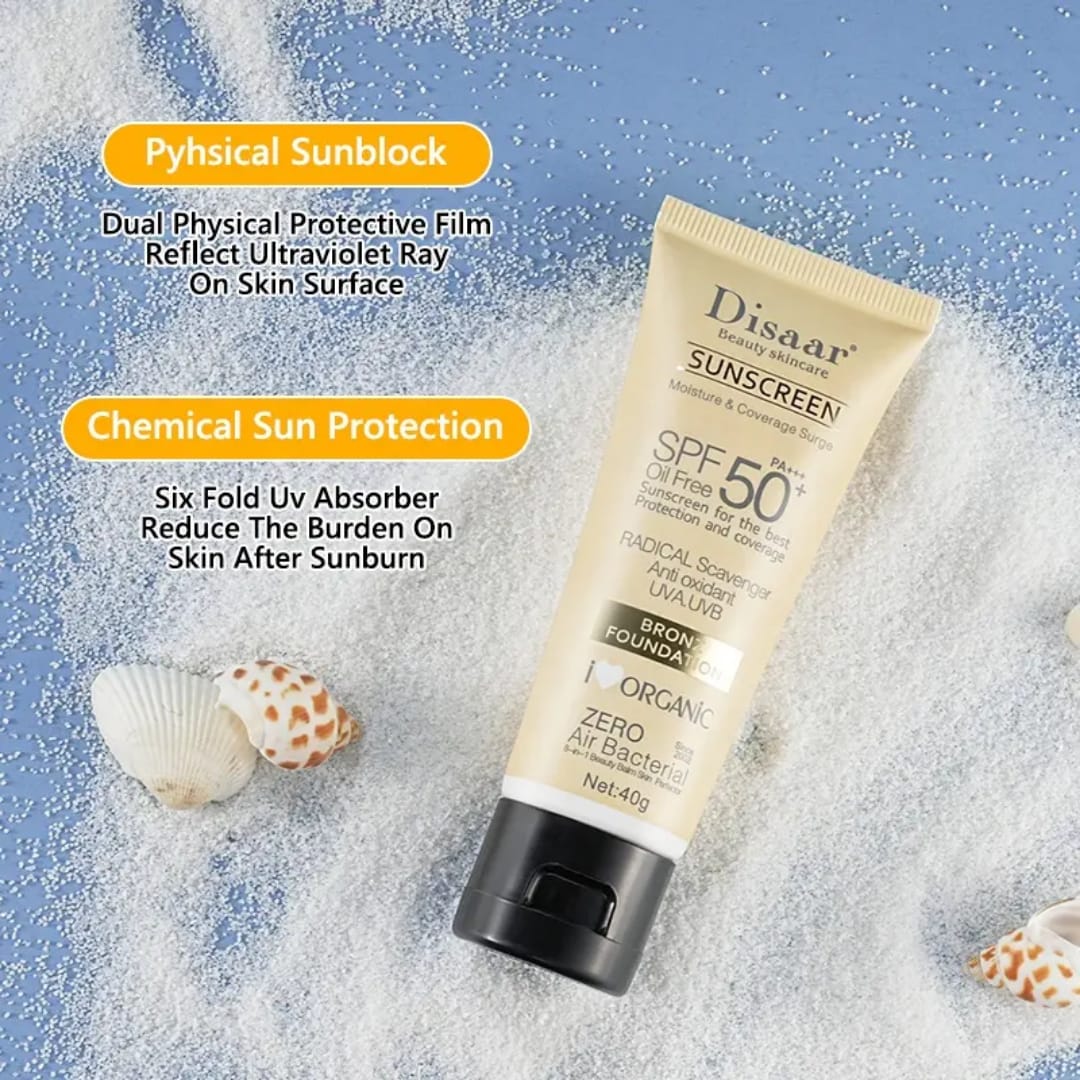 Disaar SPF50 Tinted Sunscreen Moisturizer victoriastore.com.pk