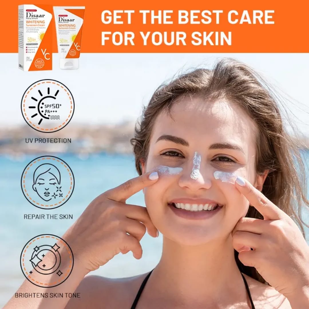 Disaar SPF50 Vitamin C Aloe Sunscreen victoriastore.com.pk
