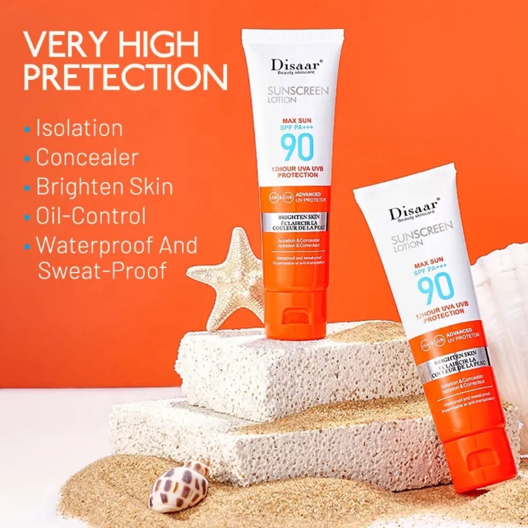 Disaar SPF90 Sunscreen Cream – Anti-UV Protection victoriastore.com.pk
