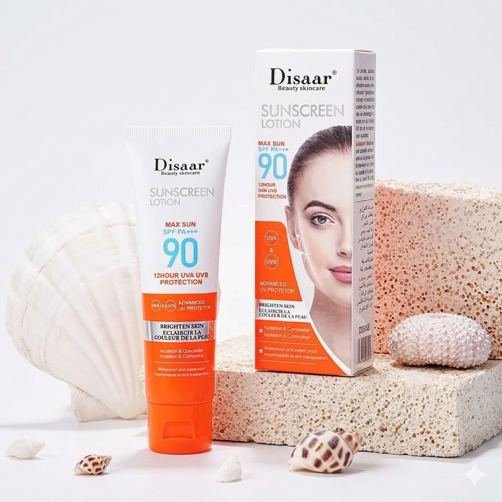 Disaar SPF90 Sunscreen Cream – Anti-UV Protection victoriastore.com.pk