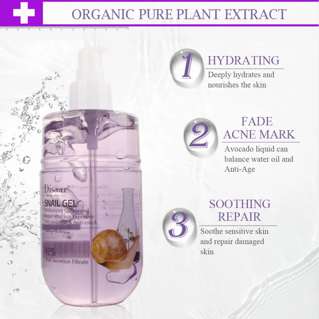 Disaar Snail Gel Moisturizing Repair Skincare victoriastore.com.pk