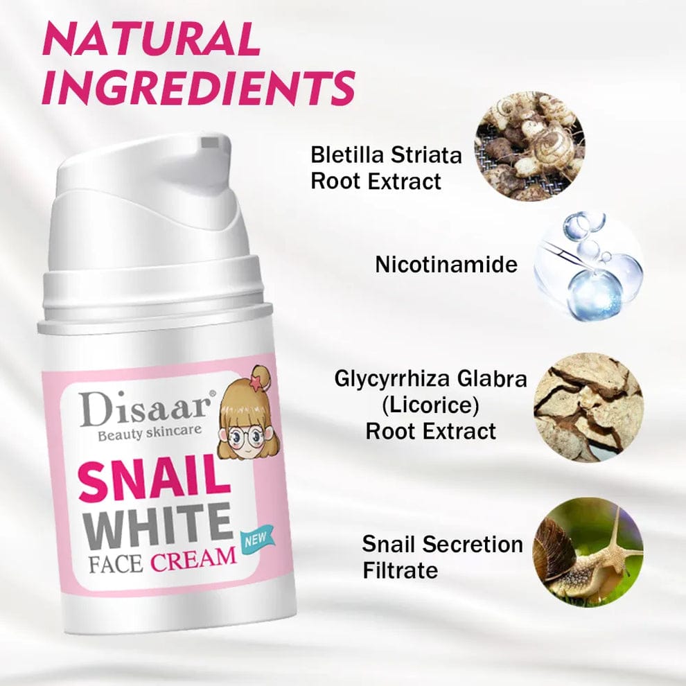 Disaar Snail White Moisture Facial Cream | Hydrating Face Creamvictoriastore.com.pk