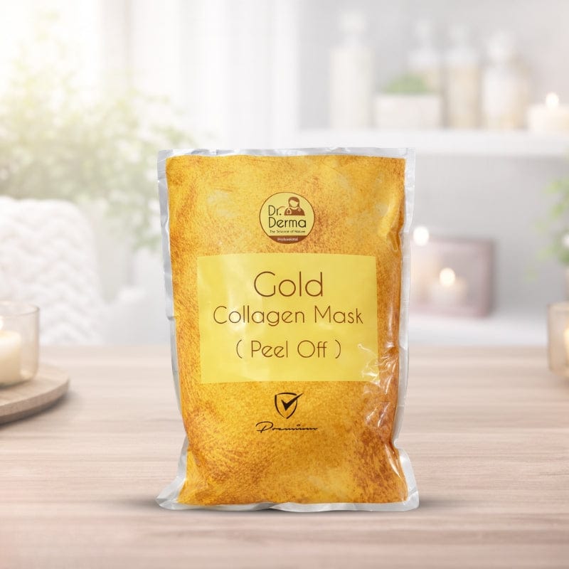 Dr. Derma Gold Collagen Peel-Off Mask 500gm – Firming & Glow Care victoriastore.com.pk 