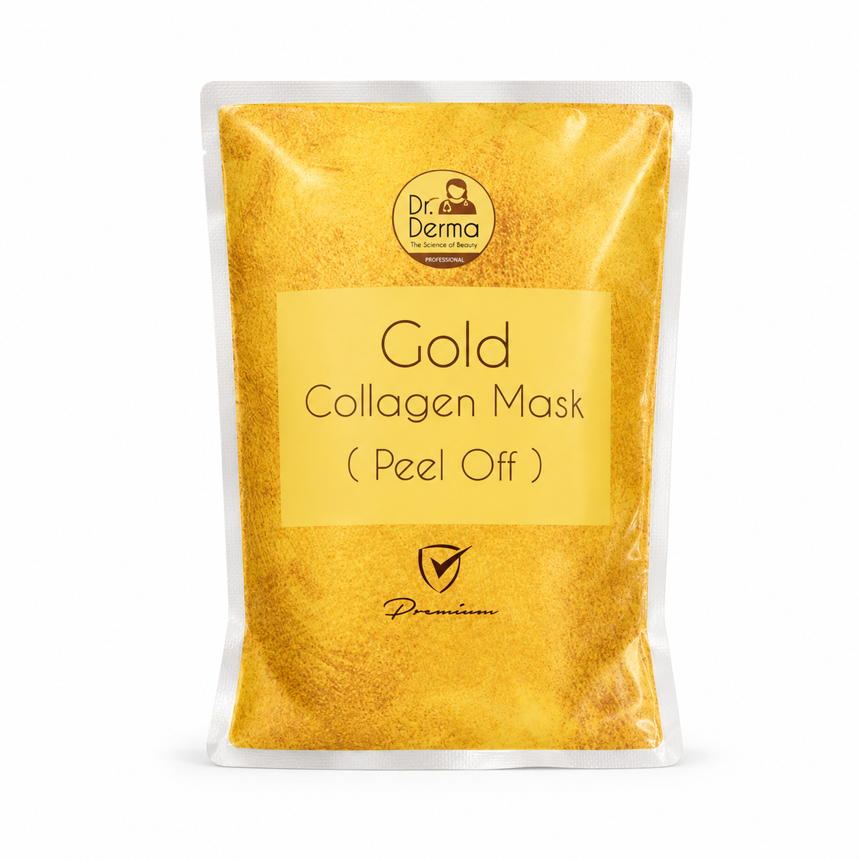 Dr. Derma Gold Collagen Peel-Off Mask 500gm – Firming & Glow Care