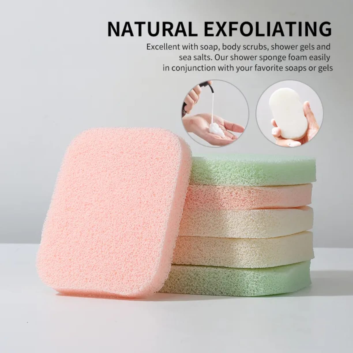 Facial Cleansing Sponge Gentle Skin Cleaning victoriastore.com.pk