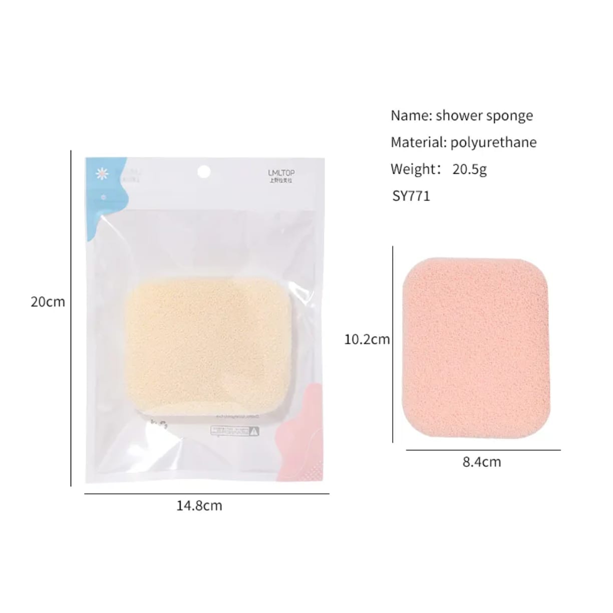 Facial Cleansing Sponge Gentle Skin Cleaning victoriastore.com.pk