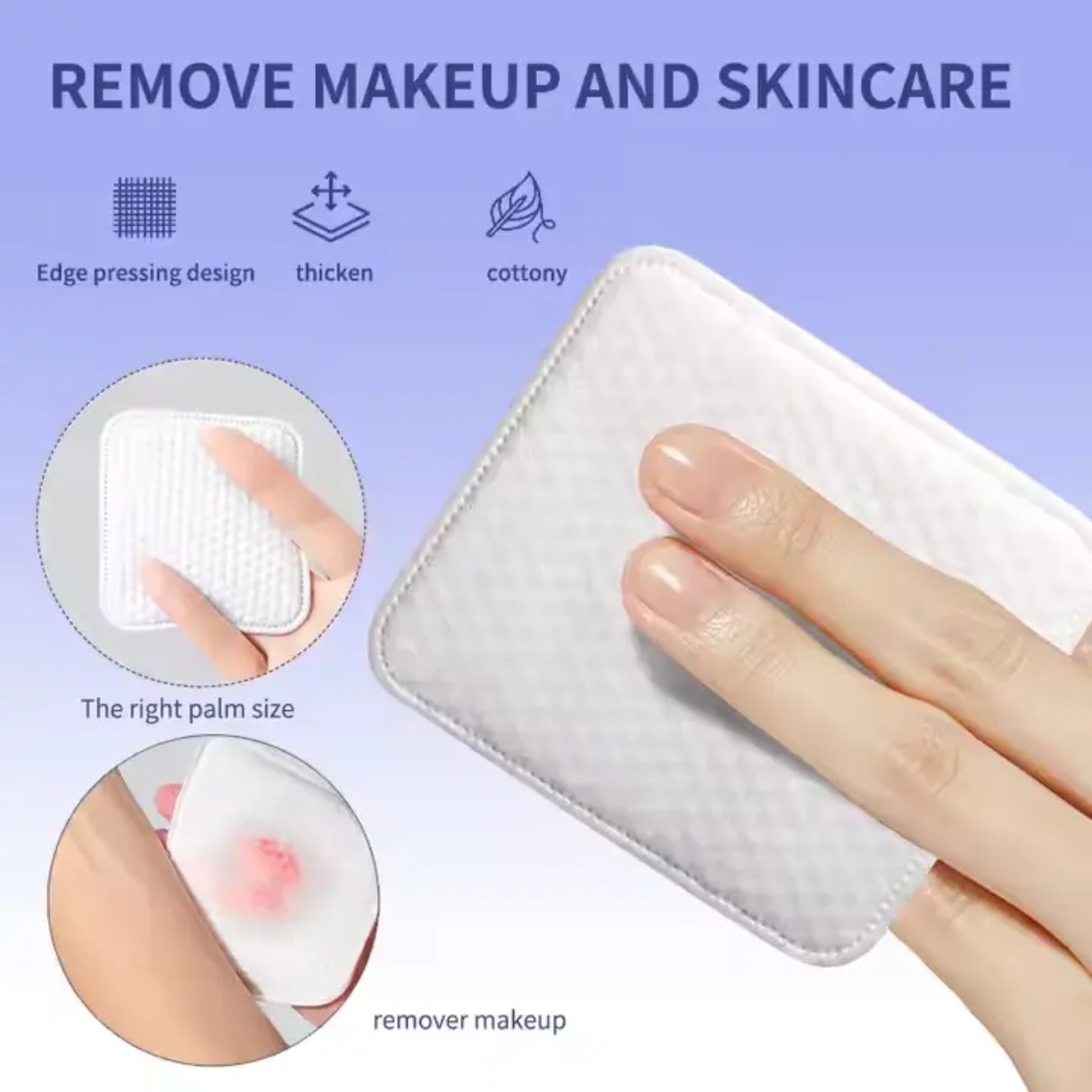 Eco-Friendly Cotton Pads for Makeup Removal | Face Care victoriastore.com.pk