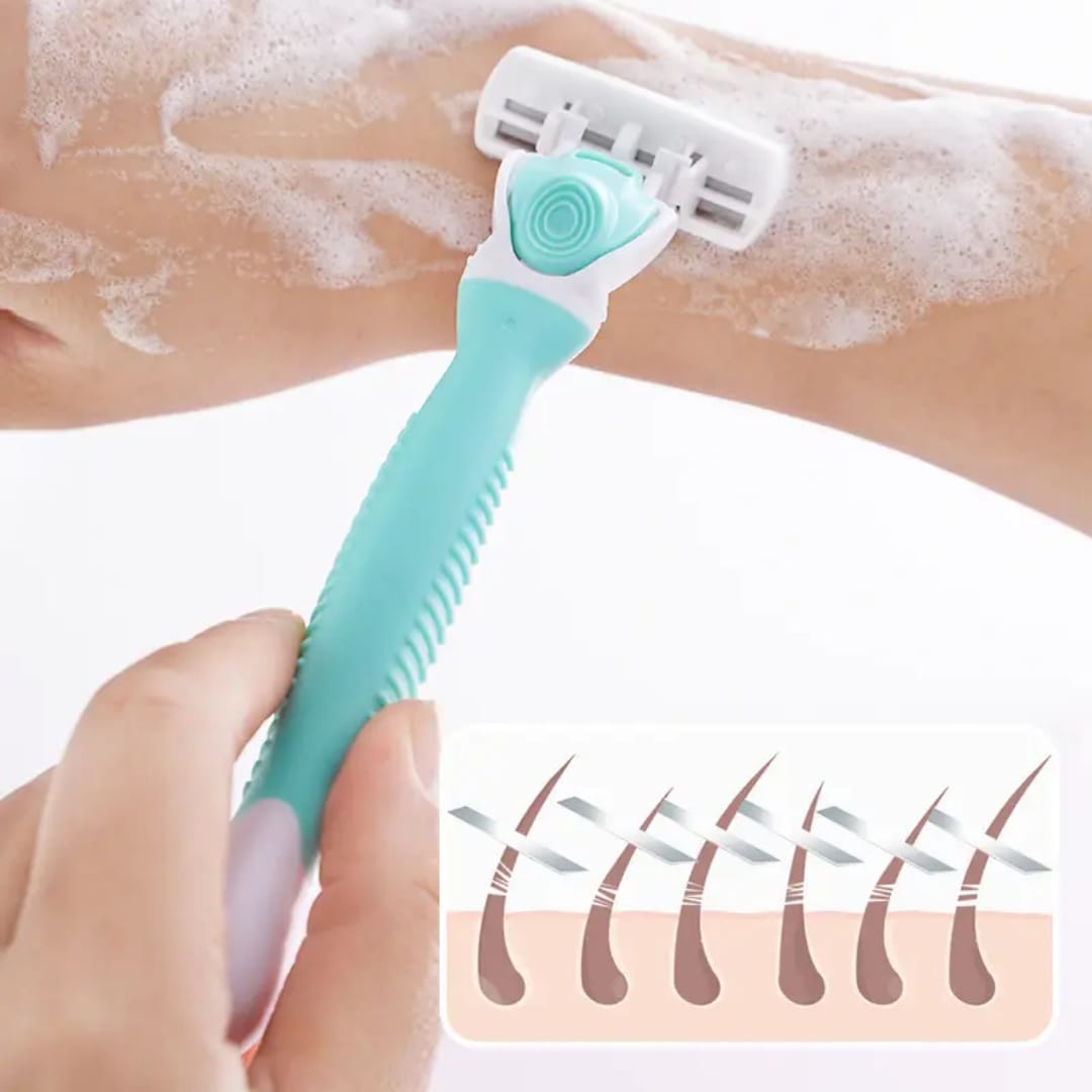 XRJ-ROO1 6-Blade Facial Razor for Women victoriastore.com.pk