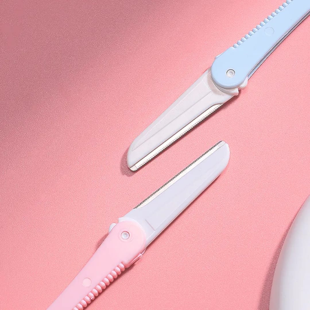 Folding Eyebrow Razor Multipurpose Face Hair Trimmer victoriastore.com .pk