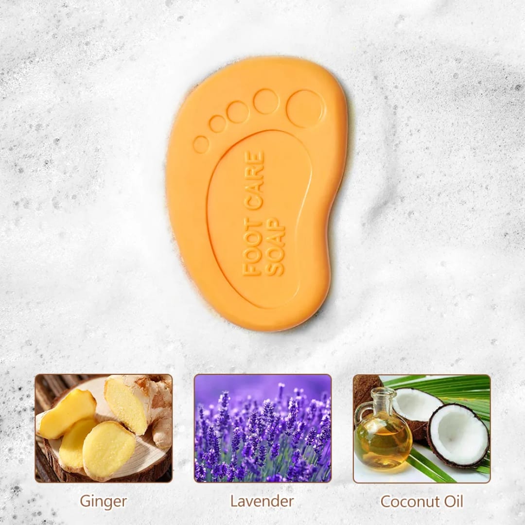 Foot Care Soap Ginger & Lavender – Odor Relief victoriastore.com.pk