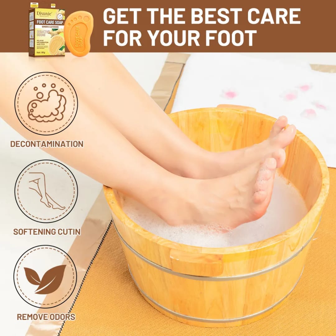 Foot Care Soap Ginger & Lavender – Odor Relief victoriastore.com.pk