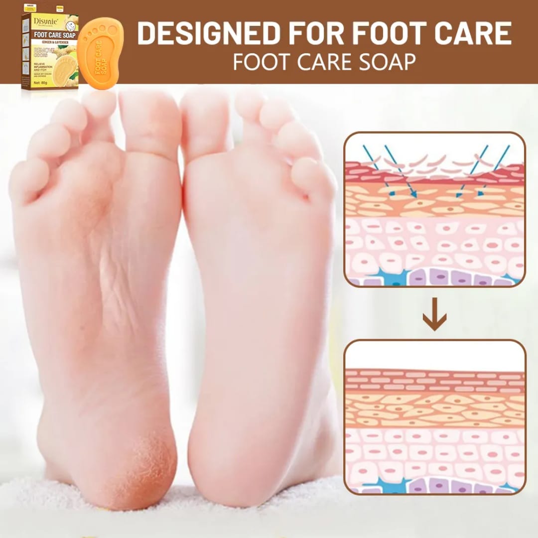 Foot Care Soap Ginger & Lavender – Odor Relief victoriastore.com.pk