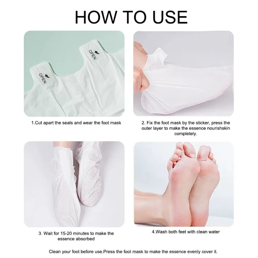 Milk Foot Mask – Hydrating & Softening Foot Care victoriastore.com.pk