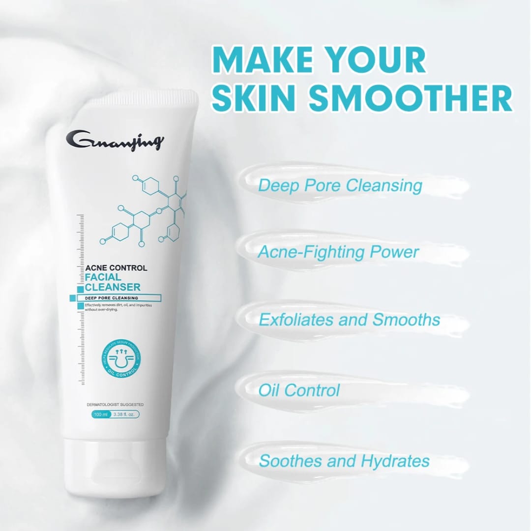 Guanjing Acne Control Facial Cleanser 100ml victoriastore.com.pk