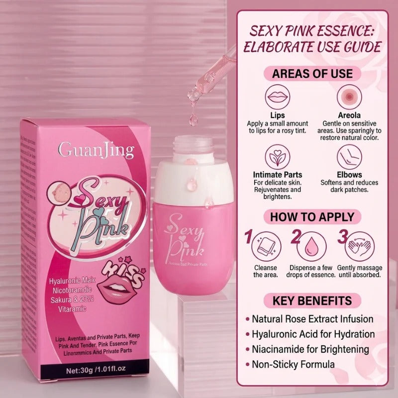 Guanjing Sexy Pink Cream 30g | Hyaluronic Acid & Vitamin C