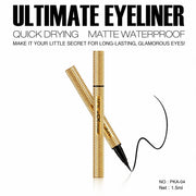 Gold eyeliner pencil with text on a white background victoriastore.com.pk