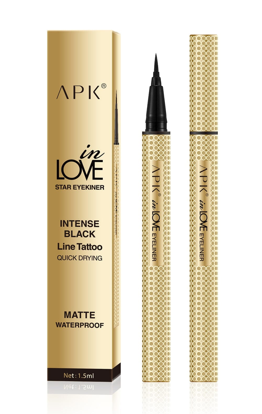 Intense Black Waterproof Eyeliner - Long Lasting Line Tattoo victoriastore.com.pk