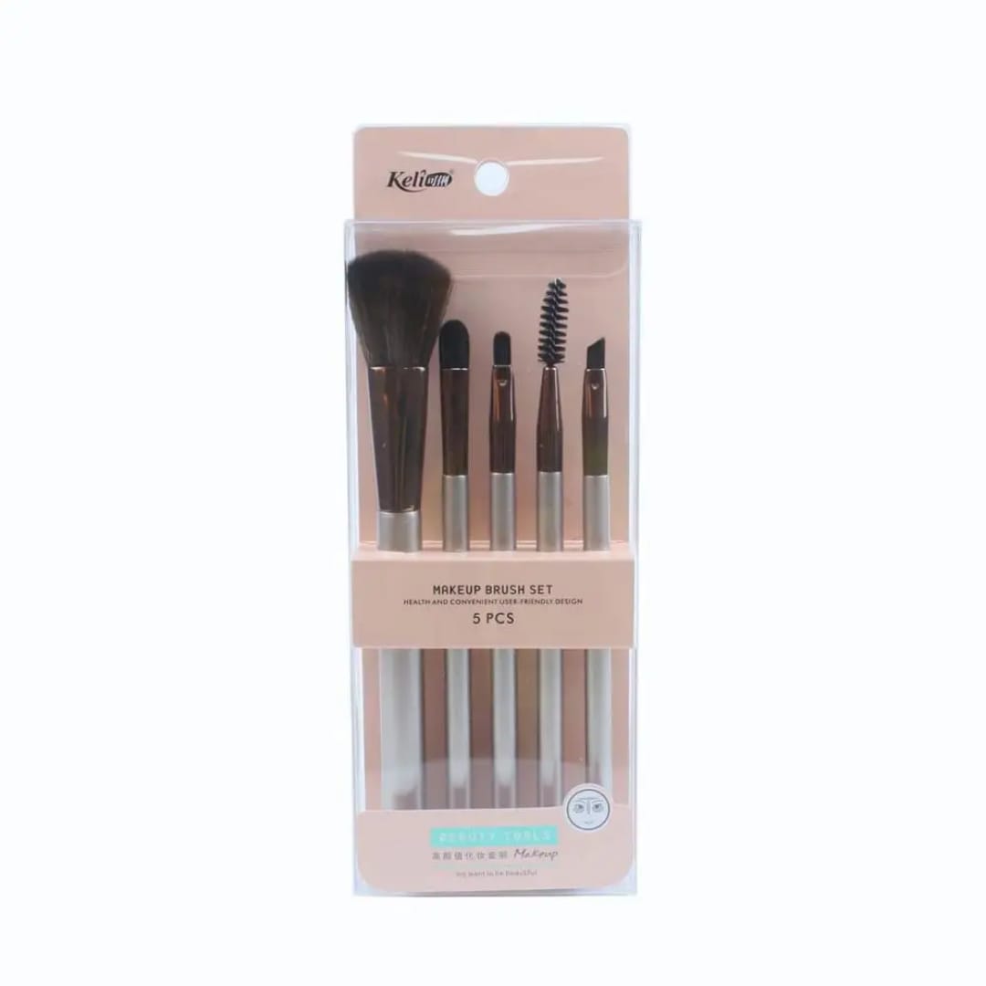 Keli 5PCS Professional Makeup Brush Set victoriastore.com.pk