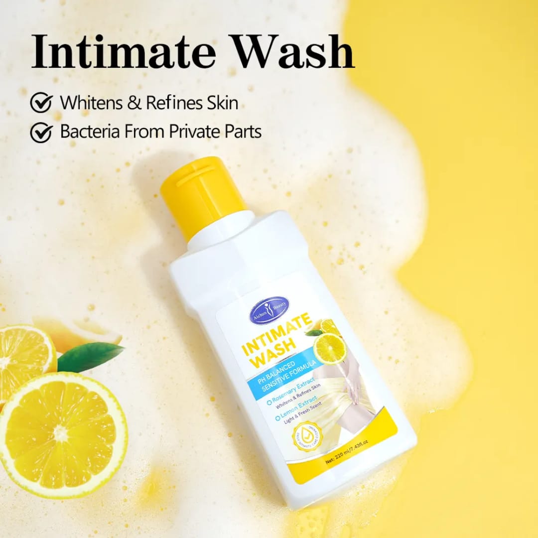 Lemon Intimate Wash with Rosemary – Gentle Care victoriastore.com.pk