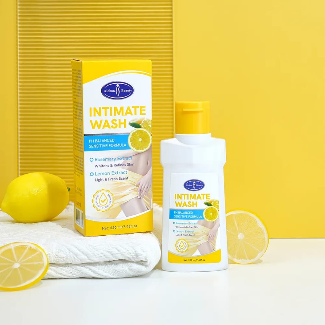 Lemon Intimate Wash with Rosemary – Gentle Care victoriastore.com.pk