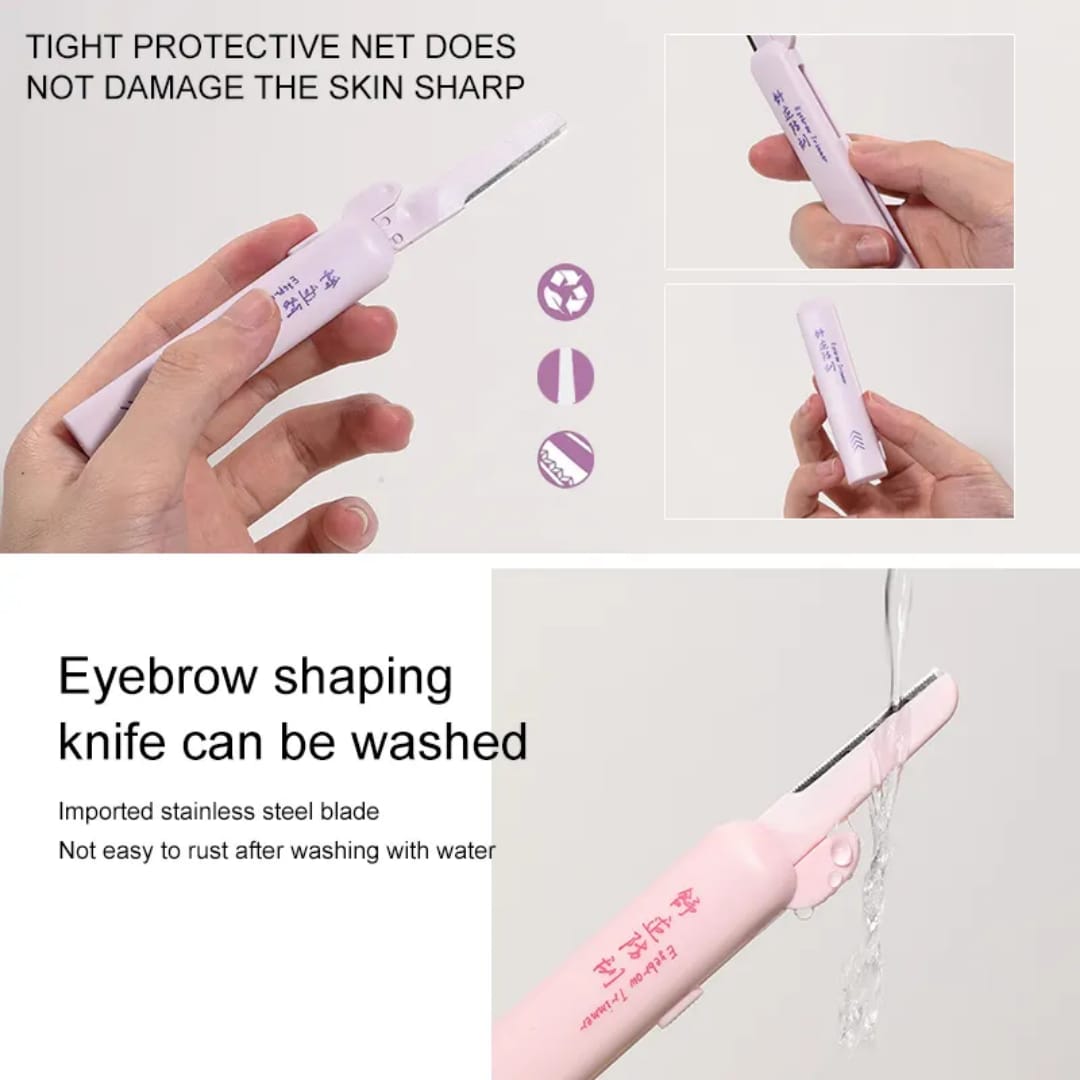 LMLTOP 2pcs Eyebrow Razor Set LLT40 victoriastore.com.pk