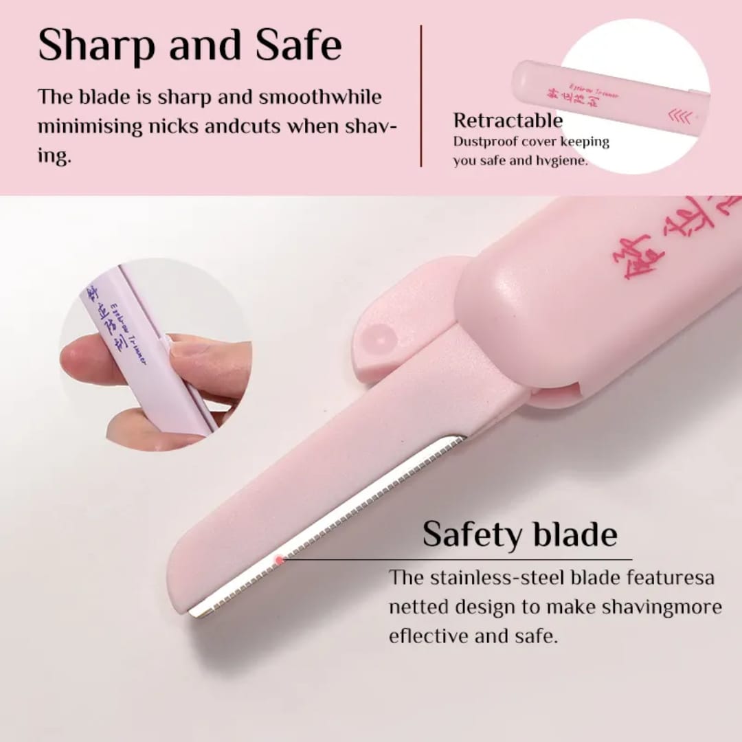 LMLTOP 2pcs Eyebrow Razor Set LLT40 victoriastore.com.pk