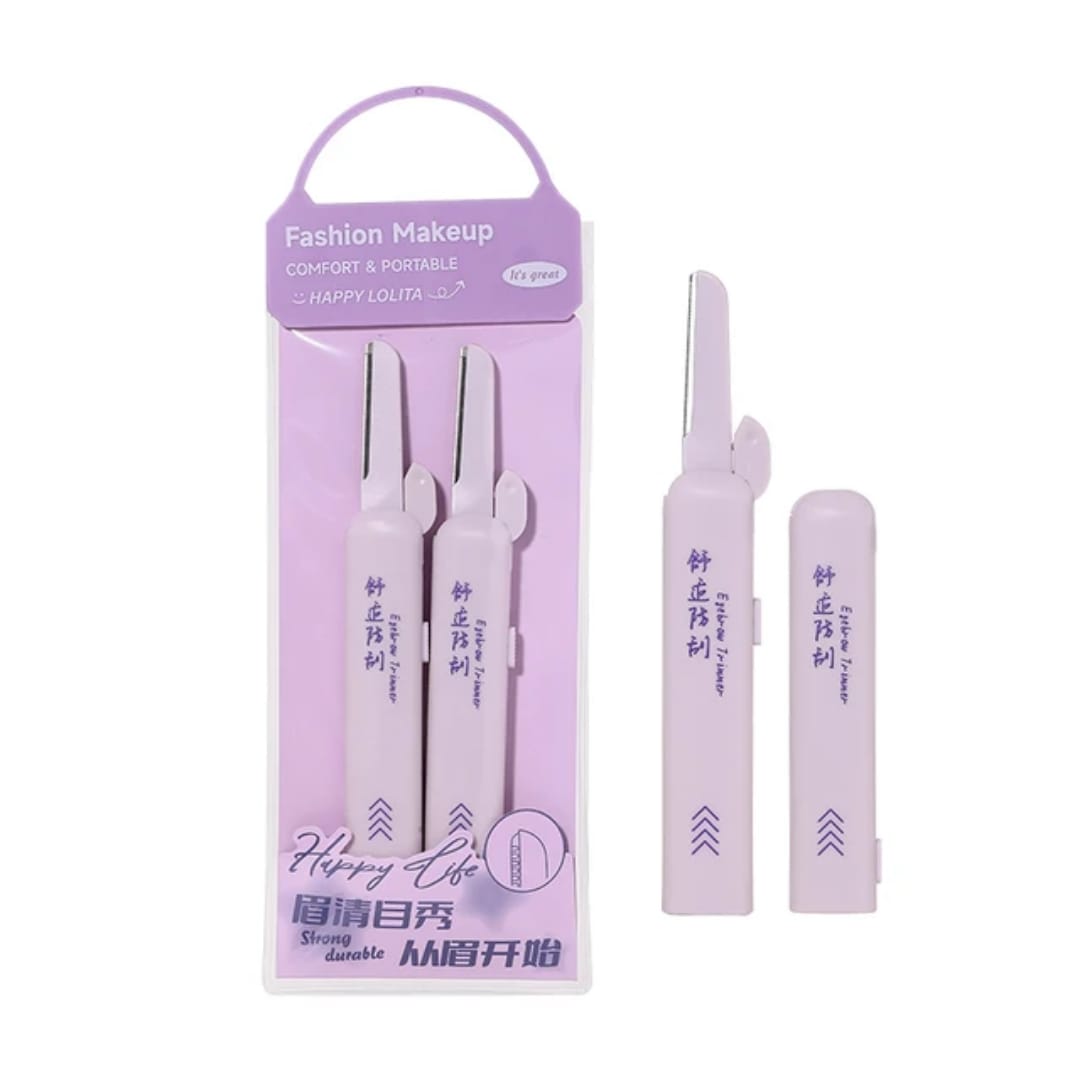 LMLTOP 2pcs Eyebrow Razor Set LLT40 victoriastore.com.pk

