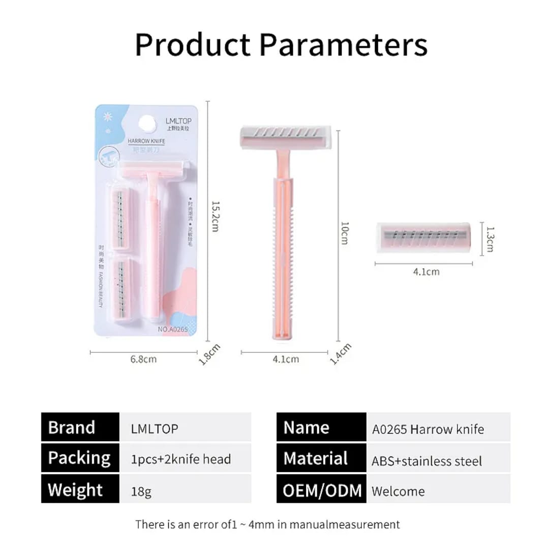 LMLTOP 3-in-1 Body & Facial Hair Razor Set A0265 victoriastore.com.pk