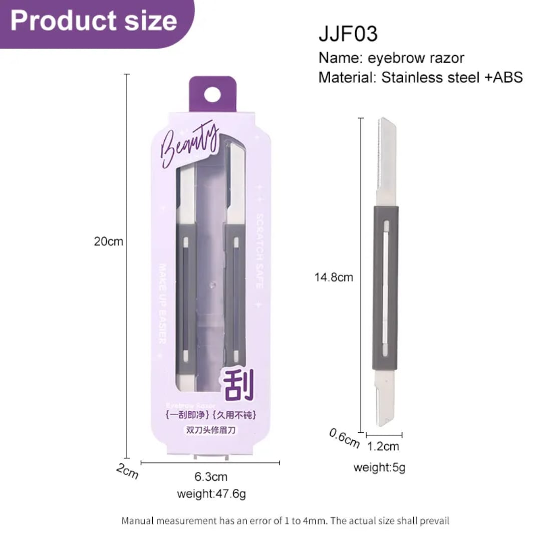 LMLTOP Double Head Eyebrow Trimmer 2 Pack victoriastore.com.pk
