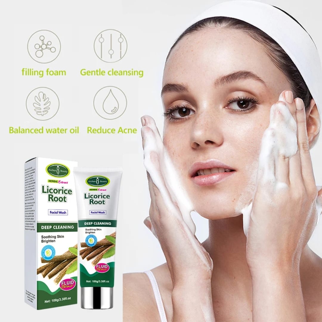 Licorice Root Facial Wash – Brightening Cleanser victoriastore.com.pk